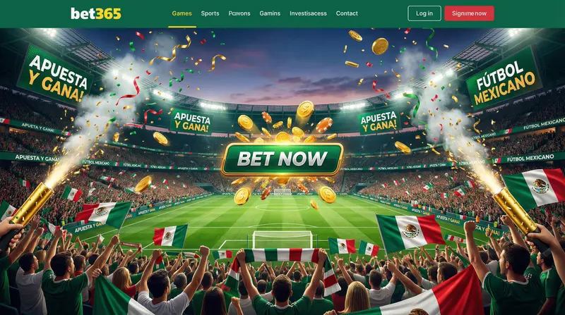 Estadio de fútbol mexicano con celebración de apuestas